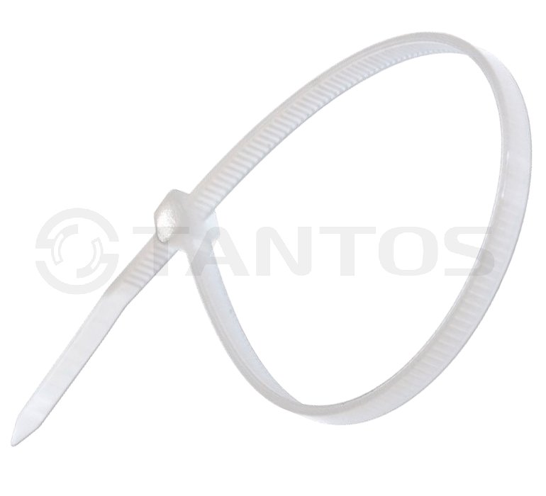 Tantos Хомут nylon 200×2,5 мм 100 шт. белый Tantos
