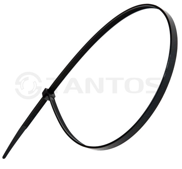 Tantos Хомут nylon 250×3,6 мм 100 шт. чёрный Tantos